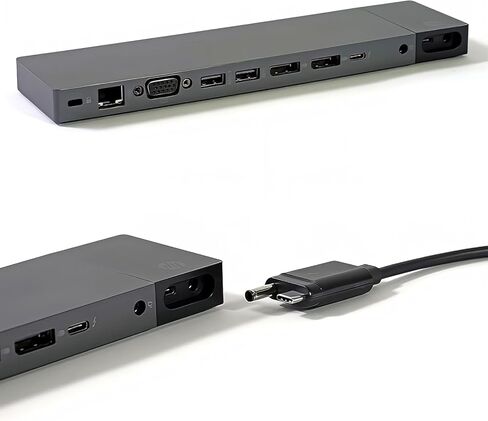 محطة إرساء الكمبيوتر المحمول HP Elitebook ZBook Thunderbolt 3 USB-C بقدرة 90 وات، USB 3.0، DisplayPort، VGA، RJ-45 (متجدد) in Kuwait
