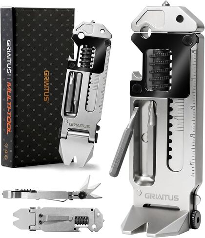 EDC Gear Pry Bar EDC 7 في 1 أداة متعددة مع سلسلة مفاتيح، فتاحة زجاجات، مفك براغي، مفاتيح ربط، مسطرة، كاسر النوافذ، مزيل الأظافر، معدات النجاة للتخييم، المشي لمسافات طويلة، في الهواء الطلق، الحمل اليومي in Kuwait