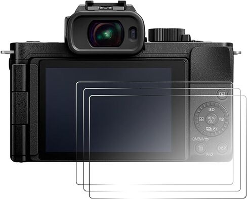 3 قطع واقي شاشة متوافق مع باناسونيك لوميكس G100 / G100D، زجاج مقسى 9H، مضاد للخدش، مضاد لبصمات الأصابع، غشاء شاشة شفاف لعشاق الكاميرا ومنشئي المحتوى in Kuwait