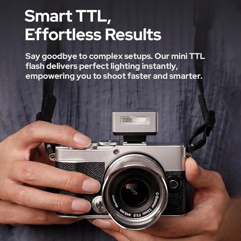 فلاش Godox IT20 R IT20R لـ Ricoh GR III، IIIX، IIIX HDF، GODOX IT20 Mini TTL مع ملحق مغناطيسي MA01 لـ Ricoh GR3، 3X، 3X HDF، 700+ Pops، إعادة تدوير 1.5S، شحن USB-C، فلتر ألوان مغناطيسي in Kuwait