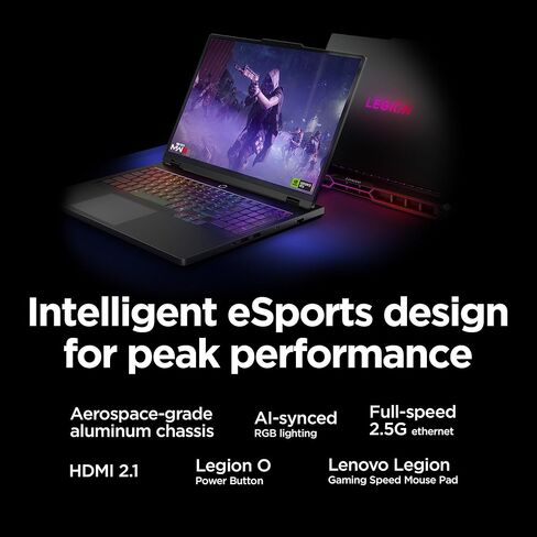 Lenovo Legion Pro 7i - كمبيوتر محمول للألعاب - Intel® Core™ Ultra 9 275HX - شاشة 16 بوصة 2.5K WQXGA OLED - معدل تحديث 240 هرتز - وحدة معالجة الرسومات NVIDIA GeForce RTX™ 5070 Ti - ذاكرة 32 جيجابايت - تخزين 2X 1 تيرابايت - Xbox GamePass in Kuwait