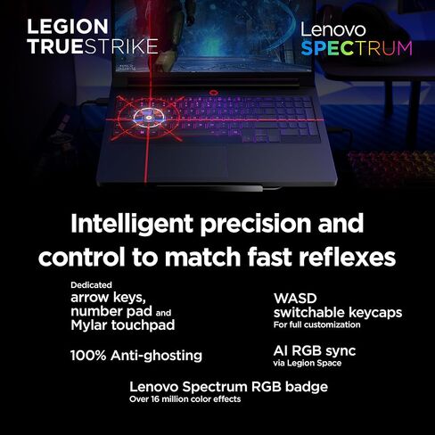 Lenovo Legion Pro 7i - كمبيوتر محمول للألعاب - Intel® Core™ Ultra 9 275HX - شاشة 16 بوصة 2.5K WQXGA OLED - معدل تحديث 240 هرتز - وحدة معالجة الرسومات NVIDIA GeForce RTX™ 5070 Ti - ذاكرة 32 جيجابايت - تخزين 2X 1 تيرابايت - Xbox GamePass in Kuwait