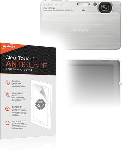 BoxWave Screen Protector Compatible with Sony Cyber-Shot DSC-T700 - ClearTouch Anti-Glare (2-Pack), Anti-Fingerprint Matte Film Skin in Kuwait
