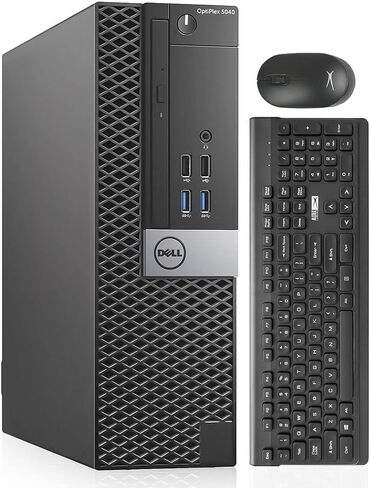 كمبيوتر مكتبي Dell OptiPlex 5040 SFF جهاز كمبيوتر مجدد، ذاكرة وصول عشوائي 16 جيجابايت، 512 جيجابايت M.2 NVMe M.2 SSD، Intel Core i5 6500، AC8260 WiFi مدمج، دعم شاشة HDMI 3، ماوس لوحة مفاتيح لاسلكية Windows 10 Altec (متجدد) in Kuwait