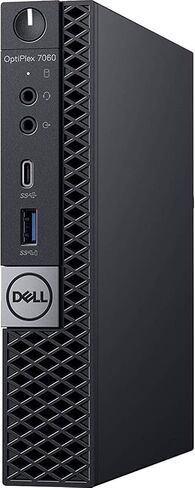 كمبيوتر Dell OP7060MFF1WG0D OptiPlex 7060 Micro PC مزود بمعالج Intel Core i5-8500T بسرعة 2.1 جيجاهرتز سداسي النواة وذاكرة وصول عشوائي سعتها 8 جيجابايت ومحرك أقراص ثابتة سعة 500 جيجابايت ونظام التشغيل Windows 10 Pro 64 بت in Kuwait