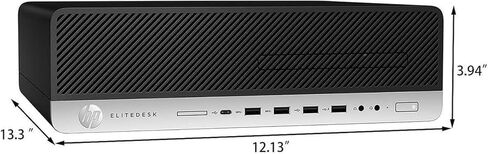 HP EliteDesk 800 G4 SFF Intel Hexa Core i7-8700 3.2GHz, 64GB DDR4 RAM, 1TB NVMe SSD, Wi-Fi, HDMI, Windows 11 Pro (Renewed) in Kuwait