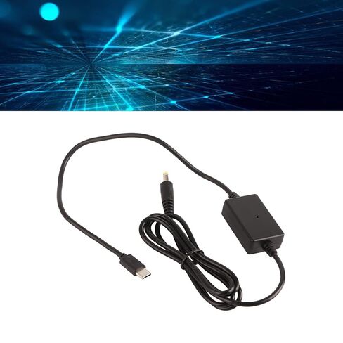 كابل شحن طاقة من النوع C إلى تيار مستمر، سلك طاقة USB من النوع C إلى تيار مستمر مع منظم الجهد الكهربي، كابل محول 8 فولت 2 أمبير تيار مستمر 4.0 × 1.7 مم لشاشة ملء الكاميرا الرقمية الخفيفة in Kuwait