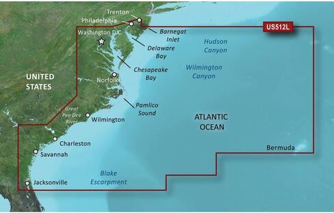 Garmin BlueChart® g2 Vision® HD - VUS512L - Mid-Atlantic - microSD/SD in Kuwait