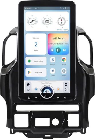 LINKSWELL 15.6" T-Style Screen Upgrade for Silverado & Sierra 2019-2022, Android 11 Car Stereo 8GB+128GB, Wireless CarPlay & Android Auto, “X" Knob Control,4G LTE,Dual WiFi,16 Band EQ, Plug & Play in Kuwait