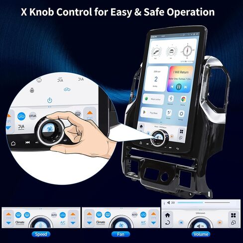 LINKSWELL 15.6" T-Style Screen Upgrade for Silverado & Sierra 2019-2022, Android 11 Car Stereo 8GB+128GB, Wireless CarPlay & Android Auto, “X" Knob Control,4G LTE,Dual WiFi,16 Band EQ, Plug & Play in Kuwait