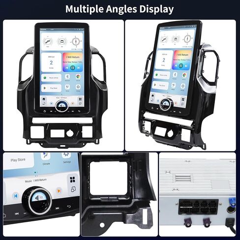 LINKSWELL 15.6" T-Style Screen Upgrade for Silverado & Sierra 2019-2022, Android 11 Car Stereo 8GB+128GB, Wireless CarPlay & Android Auto, “X" Knob Control,4G LTE,Dual WiFi,16 Band EQ, Plug & Play in Kuwait