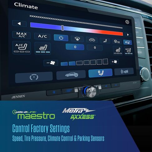 JENSEN J5CA12 11.6-inch Certified Wireless Apple Carplay Android Auto Car Stereo & BUCAM100J Backup Camera Bundle in Kuwait
