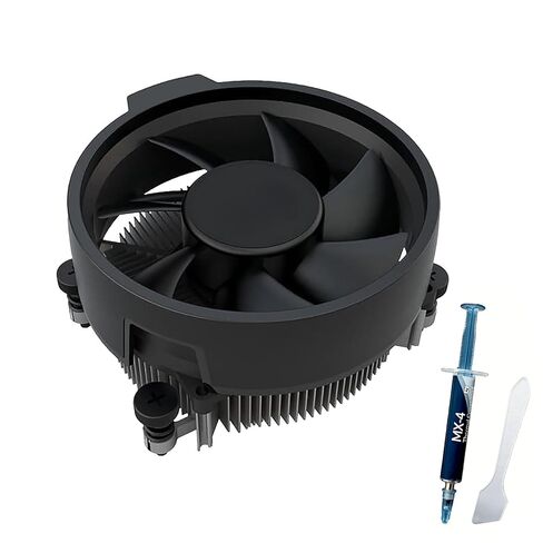AM4 CPU Cooler - Wraith Stealth Cooler AM4 AM5 Socket CPU Cooling Fan with Aluminum Heatsink, Compatible with AMD CPU Cooler for Ryzen AI 7 450G/Ryzen 7 5700G 8700G/Ryzen 5 9600 5600G/Ryzen 3 3200G in Kuwait