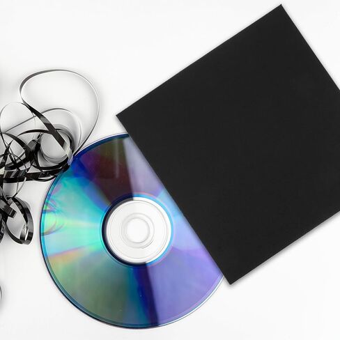 20 قطعة من NOLITOY، مغلف بأكمام تخزين من ورق الكرافت الأسود وأقراص DVD، حقيبة تغليف الوسائط القابلة لإعادة الاستخدام لتصوير حفلات الزفاف والمواد الإعلانية in Kuwait