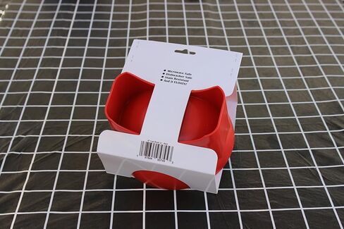 Lap Bowl - A Snack Bowl for your leg, Microwave Safe, Dishwasher Safe, Stain Resistant, Floating Design, for Travel, Camping, Boating, Home Use (Red, 6") in Kuwait