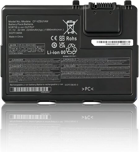 CF-VZSU1AW استبدال بطارية الكمبيوتر المحمول لباناسونيك تاوت بوك CF-33 سلسلة 2200mAh 11.1V 22Wh بطارية ليثيوم أيون قابلة للشحن in Kuwait