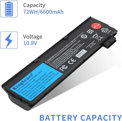 72Wh 61 ++ 01AV427 01AV425 بطارية ل T480 T470 P51S P52S T570 T580 A485 A475 TP25 سلسلة SB10K97584 SB10K97585 01AV490 01AV492 X50M08812 4X50M08812 01AV422 01AV423 01AV428 in Kuwait