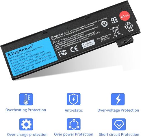 72Wh 61 ++ 01AV427 01AV425 بطارية ل T480 T470 P51S P52S T570 T580 A485 A475 TP25 سلسلة SB10K97584 SB10K97585 01AV490 01AV492 X50M08812 4X50M08812 01AV422 01AV423 01AV428 in Kuwait