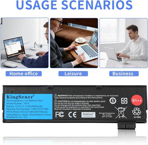 72Wh 61 ++ 01AV427 01AV425 بطارية ل T480 T470 P51S P52S T570 T580 A485 A475 TP25 سلسلة SB10K97584 SB10K97585 01AV490 01AV492 X50M08812 4X50M08812 01AV422 01AV423 01AV428 in Kuwait