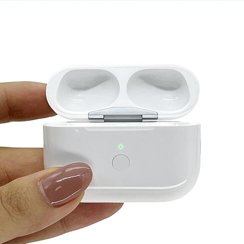 Replacement for Airpods 3 Generation Wireless Earbuds Charging Case, Compatible only with Airpods 3 Charger case,with Bluetooth Pairing Sync Button,Hard Shell,White in Kuwait
