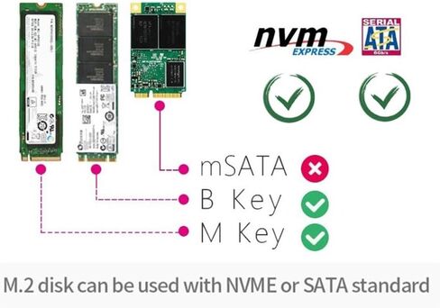 2X M.2 SSD إلى محول U.2 2In1 M.2 NVMe وSATA-Bus NGFF SSD إلى محول PCI-E U.2 محول PCIe M2، بدون غلاف in Kuwait