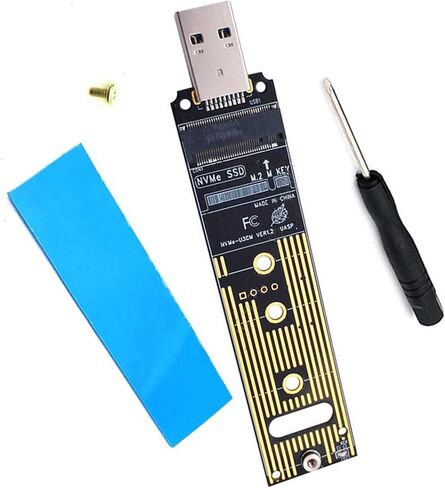 1 Set NVME USB محول بطاقة الناهض الداخلية 10Gbps USB3.1 Gen 2 لـ M2 NVMe 2230 2242 2260 2280 SSD in Kuwait