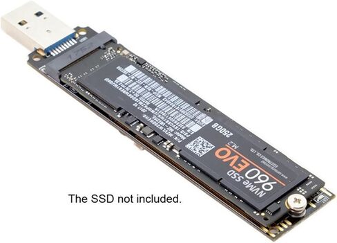 1 Set NVME USB محول بطاقة الناهض الداخلية 10Gbps USB3.1 Gen 2 لـ M2 NVMe 2230 2242 2260 2280 SSD in Kuwait