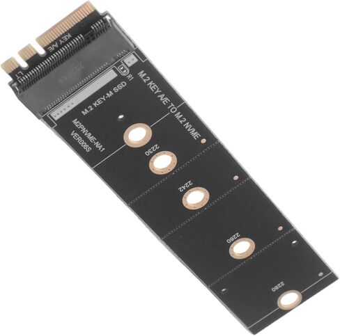 فتحة مفتاح M.2 A+E إلى بطاقة محول M.2 NVME NGFF إلى بطاقة توسيع Key-M NVMe PCI Express SSD محول توسيع المنفذ in Kuwait