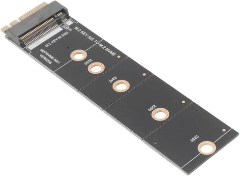 فتحة مفتاح M.2 A+E إلى بطاقة محول M.2 NVME NGFF إلى بطاقة توسيع Key-M NVMe PCI Express SSD محول توسيع المنفذ in Kuwait