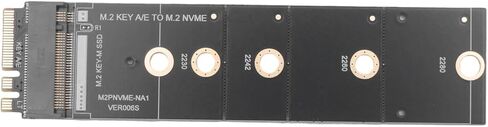 فتحة مفتاح M.2 A+E إلى بطاقة محول M.2 NVME NGFF إلى بطاقة توسيع Key-M NVMe PCI Express SSD محول توسيع المنفذ in Kuwait