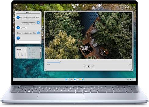 Dell 2024 Inspiron 16 بوصة WUXGA IPS كمبيوتر محمول 8 النواة AMD Ryzen 7 8840U AMD Radeon Graphics 16 جيجابايت DDR5 1 تيرابايت NVMe SSD USB-C w/DP WiFi AX BT Webcam HDMI1.4 Backlit KB بصمة الإصبع Windows 11 Pro in Kuwait