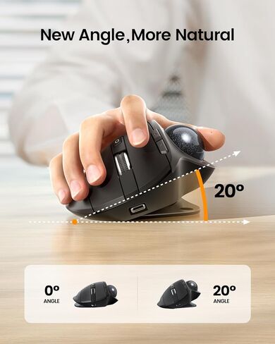 ProtoArc Bluetooth Ergonomic Keyboard and Trackball Mouse in Kuwait