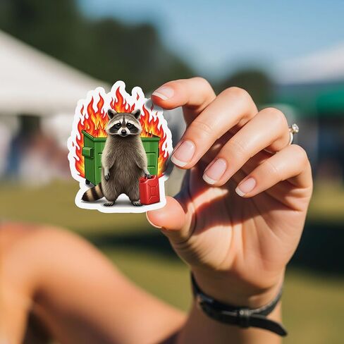 20 PCS Funny Raccoon Stickers Pack Trash Panda Meme Sarcastic Quotes Waterproof Vinyl Decals Adult Humor Laptop Water Bottle Phone Case Office Gift Animal Lover Possum Opossum Cute in Kuwait