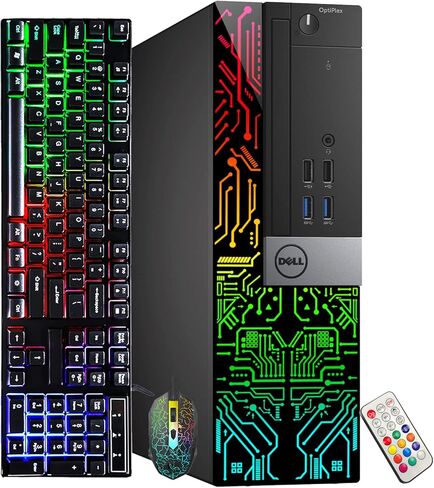 أجهزة الكمبيوتر المكتبية طراز OptiPlex 5050 من Dell مع حزمة كمبيوتر شاشة مقاس 24 بوصة، وذاكرة الوصول العشوائي DDR4 سعة 16 جيجابايت وسعة 512 جيجابايت M.2 NVMe SSD، وواي فاي، وبلوتوث، وi5-6500 3.2 جيجا هرتز، وHDMI، ونظام التشغيل Windows 11 Pro (متجدد) in Kuwait