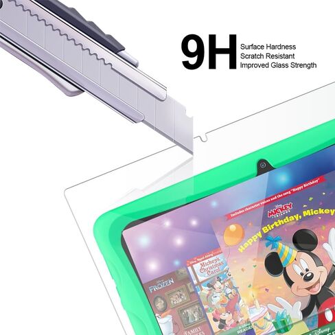 Supershieldz (2 Pack) Designed for Contixo 10 inch Kids Tablet (K103) Screen Protector, (Tempered Glass) Anti Scratch, Bubble Free in Kuwait