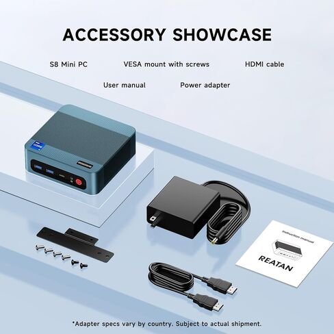 Reatan S8 Mini Gaming PC Intel Core I9 12900H 14C/20T 32GB DDR5 RAM 1TB SSD RJ45 LAN x2 ，4K Triple Display,Thunderbolt 4,Mini Desktop Gaming Computer Wi-Fi 6 /BT 5.2 in Kuwait
