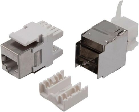 NavePoint 180 درجة CAT6 Keystone Jack، RJ45 أنثى، 25 حزمة، FTP محمية in Kuwait