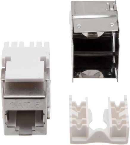 NavePoint 180 درجة CAT6 Keystone Jack، RJ45 أنثى، 25 حزمة، FTP محمية in Kuwait