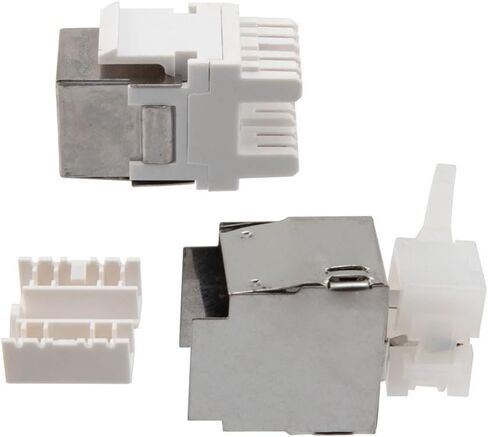 NavePoint 180 درجة CAT6 Keystone Jack، RJ45 أنثى، 25 حزمة، FTP محمية in Kuwait
