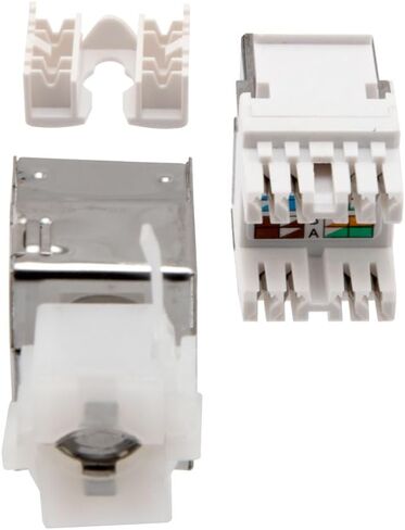 NavePoint 180 درجة CAT6 Keystone Jack، RJ45 أنثى، 25 حزمة، FTP محمية in Kuwait