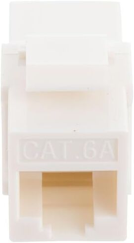 NavePoint CAT6A UTP وصلة Keystone مضمنة، 15 حزمة، أبيض in Kuwait