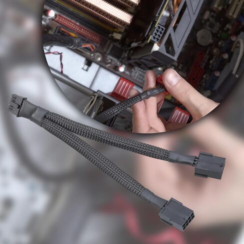8Pin أنثى إلى 12 + 4Pin كابل محول ذكر لسلسلة RTX40 مستقر إلى اللوحات الأم نقل الطاقة كابل طاقة مرن للكمبيوتر in Kuwait