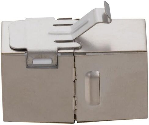 NavePoint CAT6 FTP وصلة Keystone مضمنة، RJ45 أنثى إلى RJ45 أنثى، 15 حزمة، فضي in Kuwait