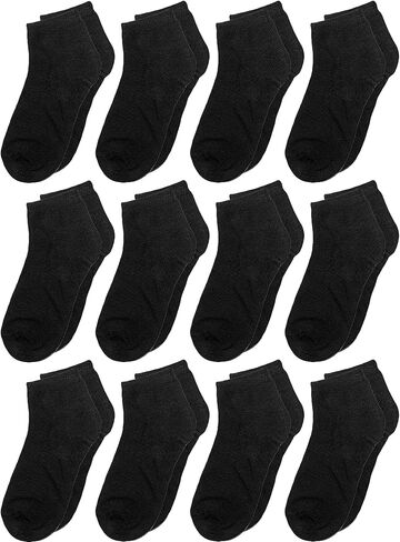 Falari 12 Pairs Boy Toddler Kids Cotton Socks in Saudi Arabia