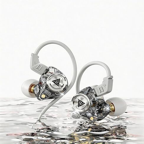 【 Comes with Microphone - 2026 new Model】 Wired Gaming Headphones with Built-in Ai Noise Reduction and Sound Insulation IEM, Suitable for Playing Games, Listening to Music and Sports (White) in Saudi Arabia