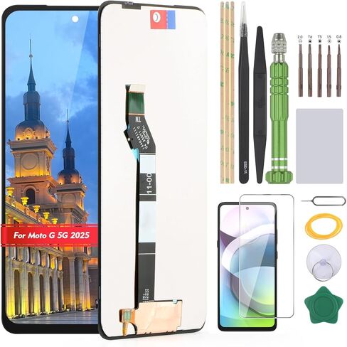 شاشة لموتورولا موتو G 5G 2025 شاشة LCD بديلة لـ Moto G 5G 2025 XT2513-1 XT2513-2 XT2513V Incell مجموعة المحولات الرقمية لشاشة تعمل بلمس in Kuwait