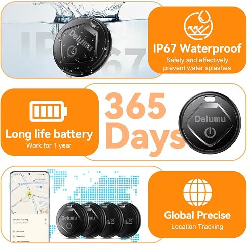 Air Tracker Android، 2026 علامات ذكية جديدة - 4 حزمة متعقب Android لتطبيق Google Find Hub، مكتشف مفاتيح تعقب Bluetooth ومحدد موقع العناصر وأجهزة تعقب GPS للمفاتيح والأمتعة والمحفظة، IP67 in Kuwait