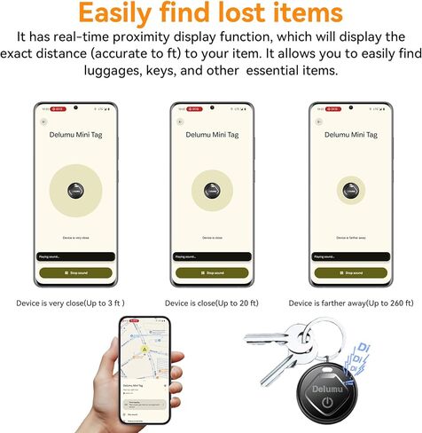 Air Tracker Android، 2026 علامات ذكية جديدة - 4 حزمة متعقب Android لتطبيق Google Find Hub، مكتشف مفاتيح تعقب Bluetooth ومحدد موقع العناصر وأجهزة تعقب GPS للمفاتيح والأمتعة والمحفظة، IP67 in Kuwait