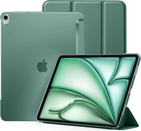 for iPad Air 13 Inch Case M4/M3/M2 (2026/2025/2024), Slim Stand Smart Cover with Translucent Hard Back for iPad Air 13 Case, Support Touch ID, Auto Wake/Sleep – Pink in Kuwait