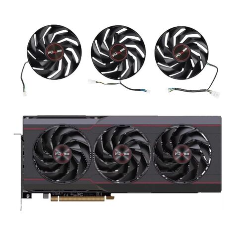 BestParts جديد 4 دبوس تيار مستمر 12 فولت 6 واط 12 فولت 16 ديسيبل 95 مم بطاقة رسومات فيديو GPU استبدال مروحة تبريد لنبض AMD Radeon RX 7900 XT، 7900 XTX in Kuwait